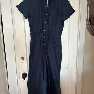 NWT Free Assembly Classic Navy Jumpsuit